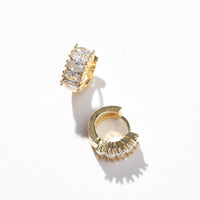 Jada Hoops | Clear Gold