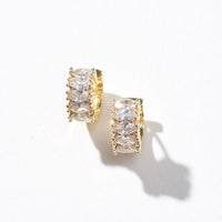 Jada Hoops | Clear Gold