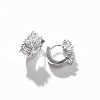 Jada Hoops | Clear Platinum
