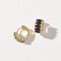 Jada Hoops | Onyx Gold