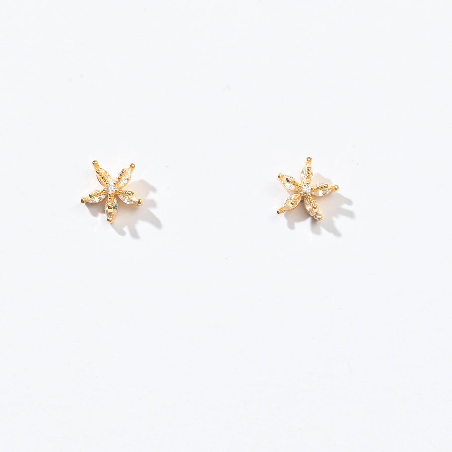 Astrid 3D Studs | Gold