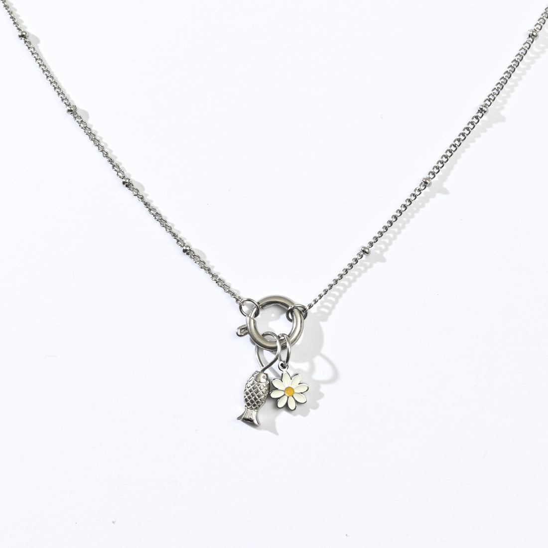 Baby Taiyaki Charm | Silver