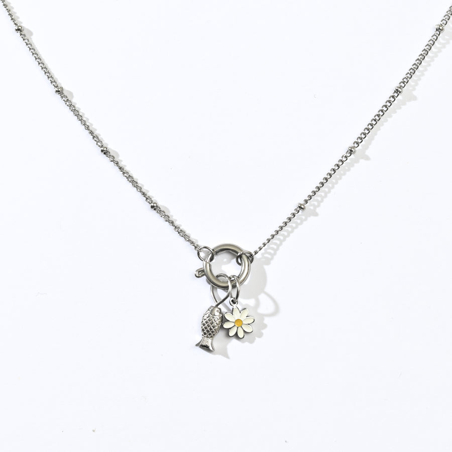 Baby Taiyaki Charm | Silver
