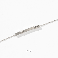 Morse Code Bracelet | Silver
