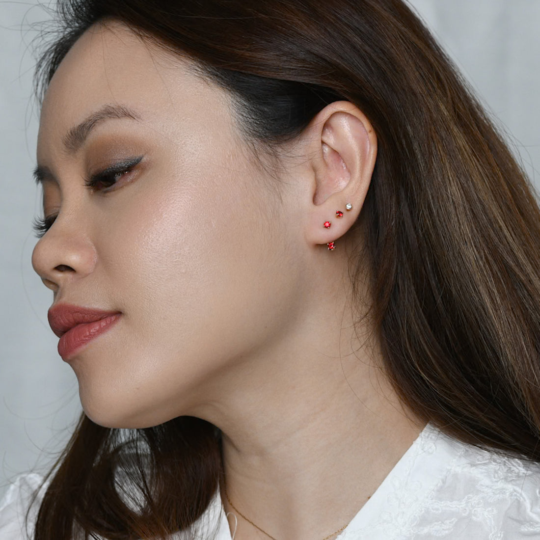 Juni Ear Jacket | Gold Mahagony