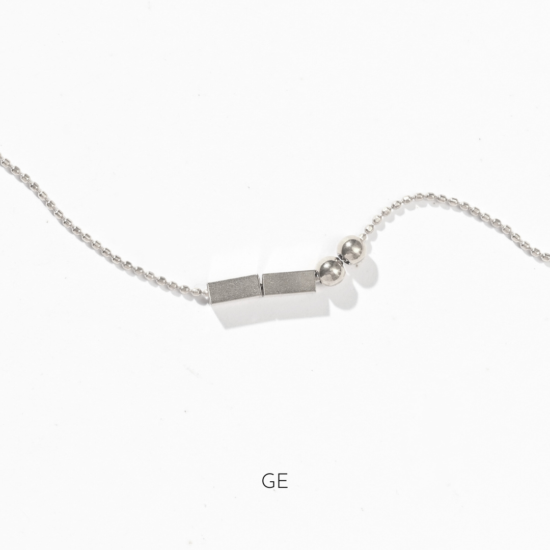 Morse Code Bracelet | Silver