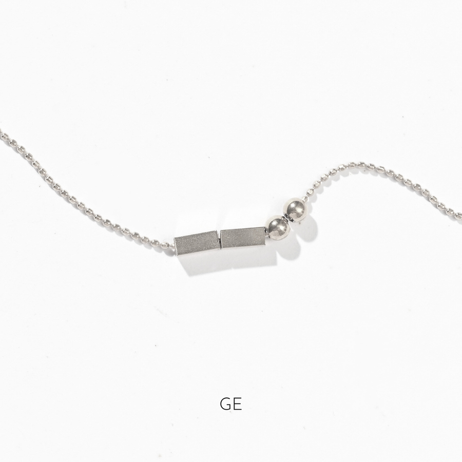 Morse Code Bracelet | Silver