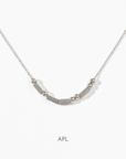 Morse Code Necklace | Silver