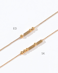 Morse Code Bracelet | Gold