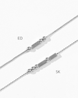 Morse Code Bracelet | Silver