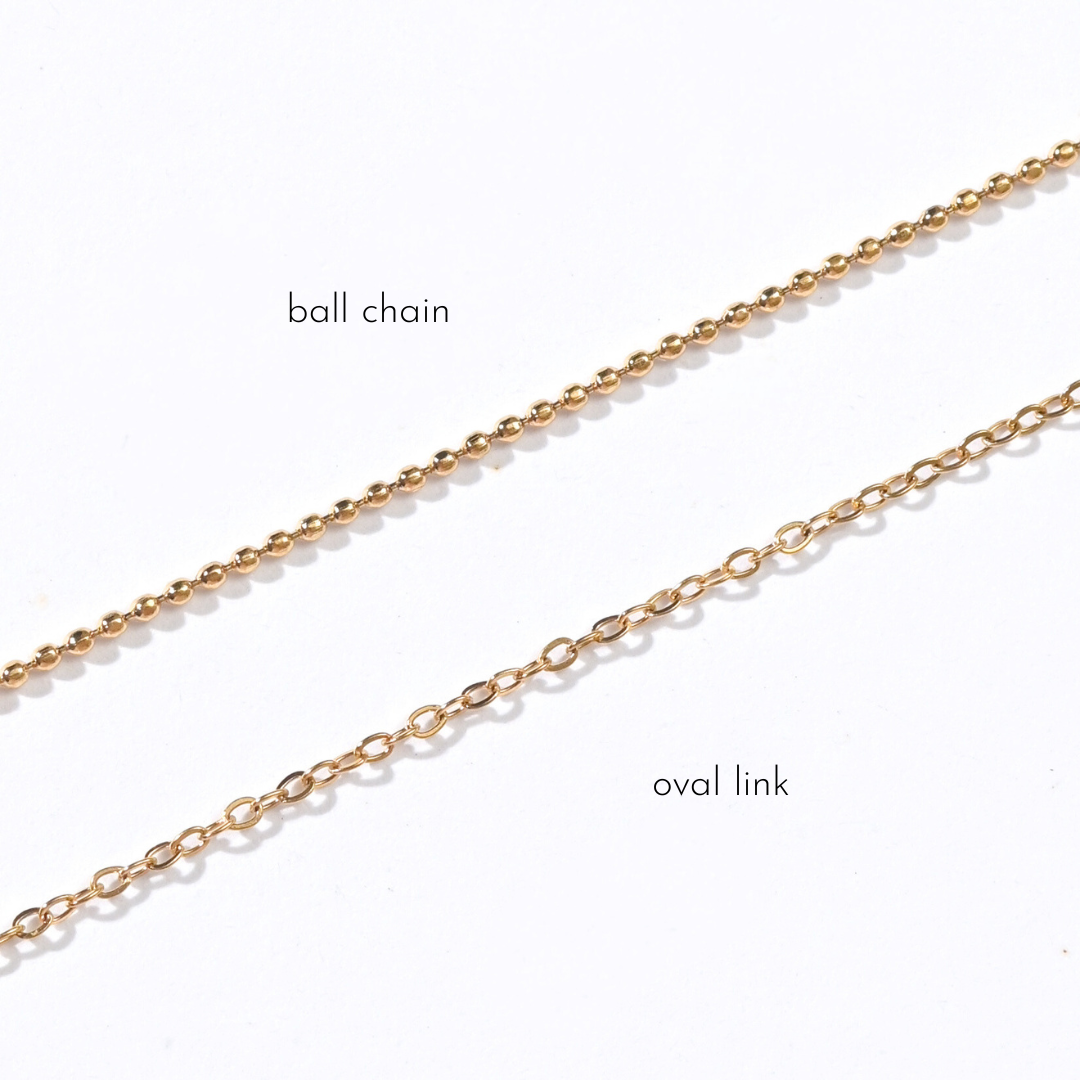 Morse Code Necklace | Gold