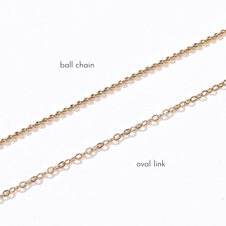 Morse Code Necklace | Gold