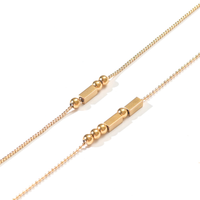 Morse Code Bracelet | Gold