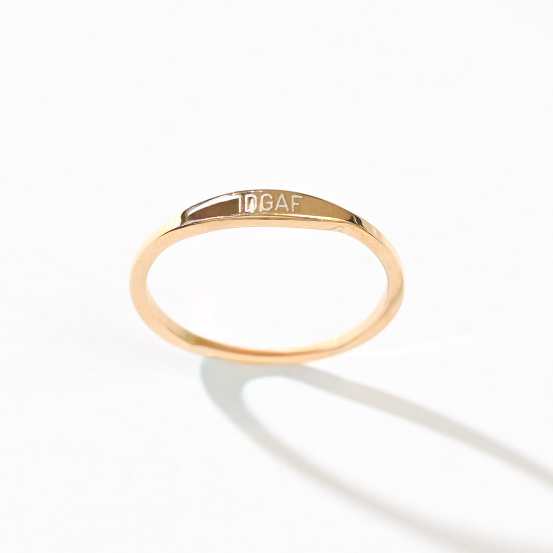 IDGAF Ring | Gold