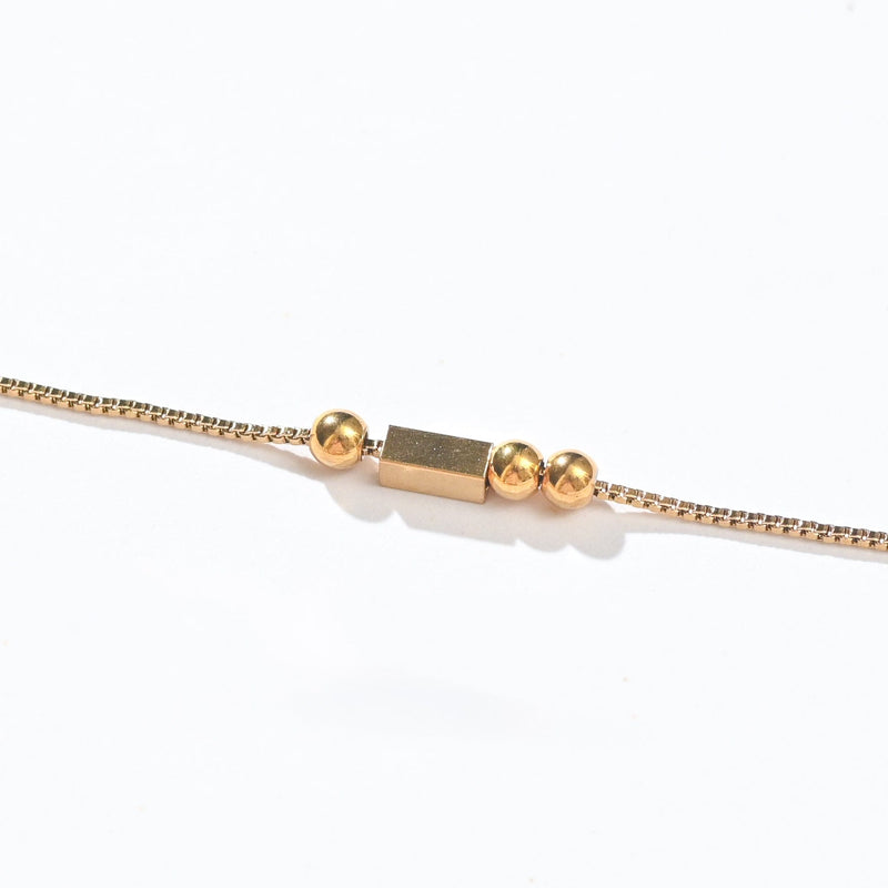 MS Bracelet Box Chain | Gold