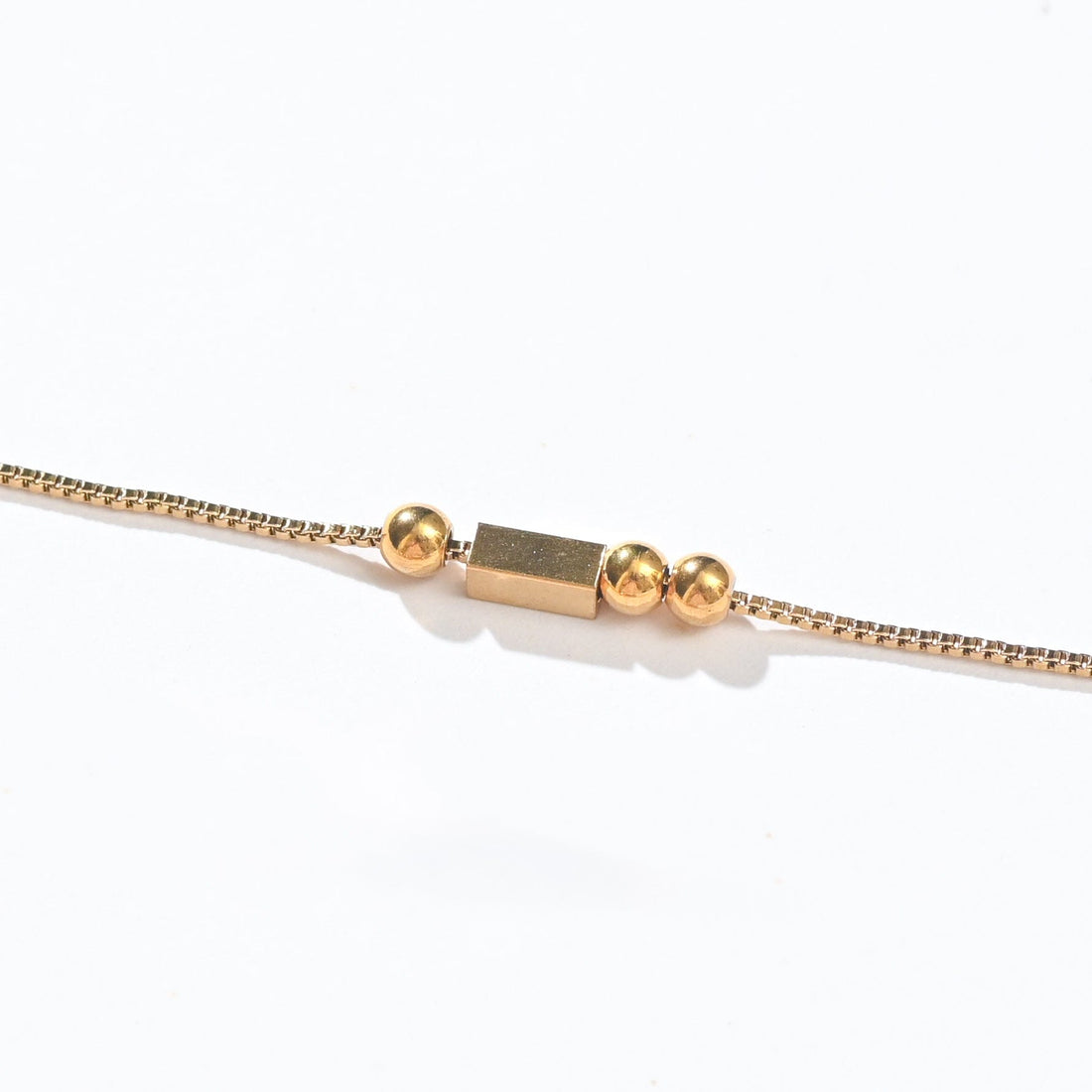 MS Bracelet Box Chain | Gold