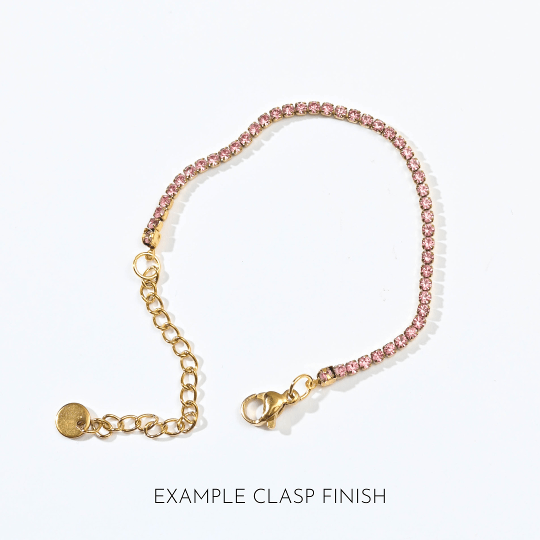 Laura Tennis Bracelet | Teal