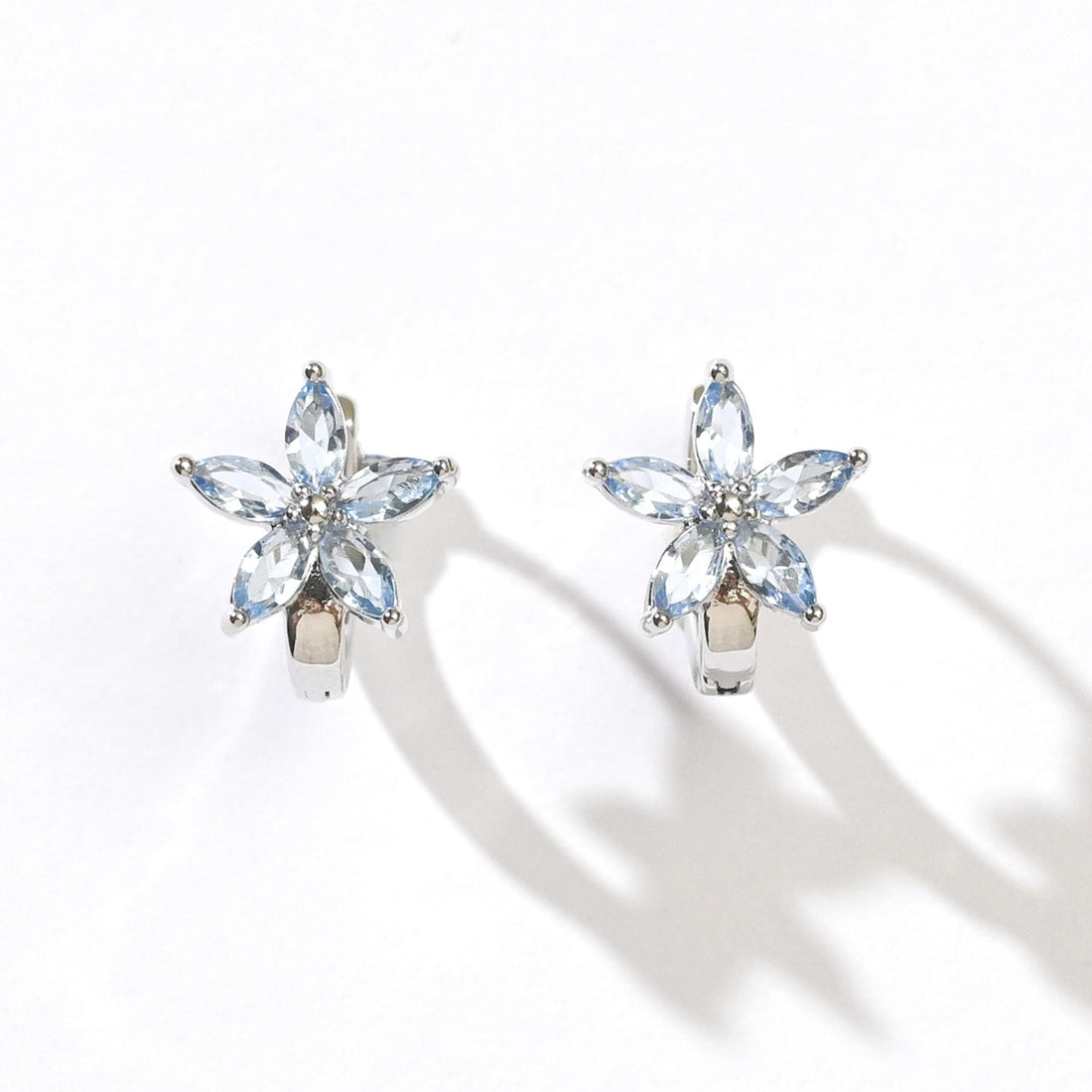 Melur Hoops | Frost Silver