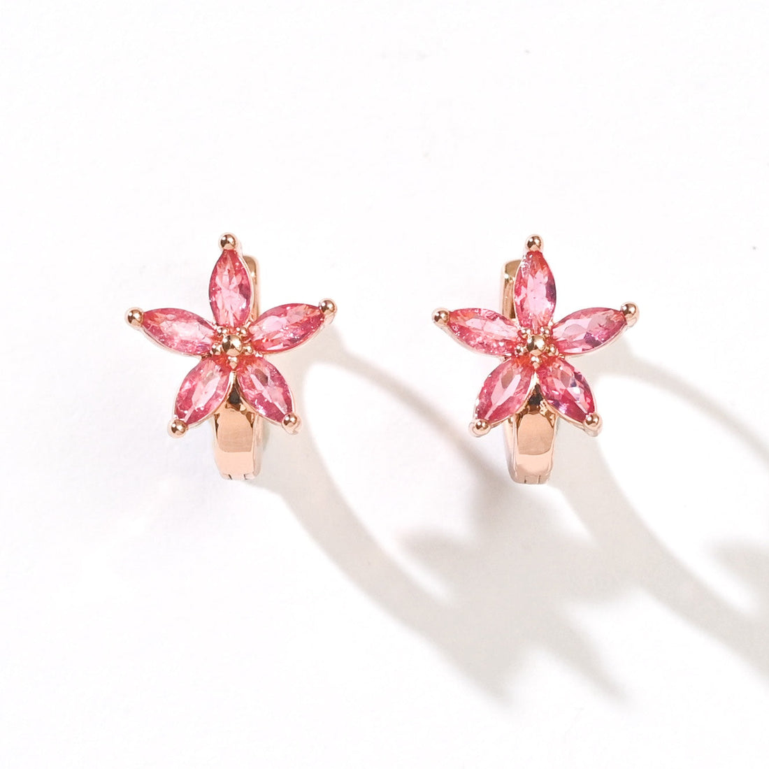 Melur Hoops | Ruby Rose Gold