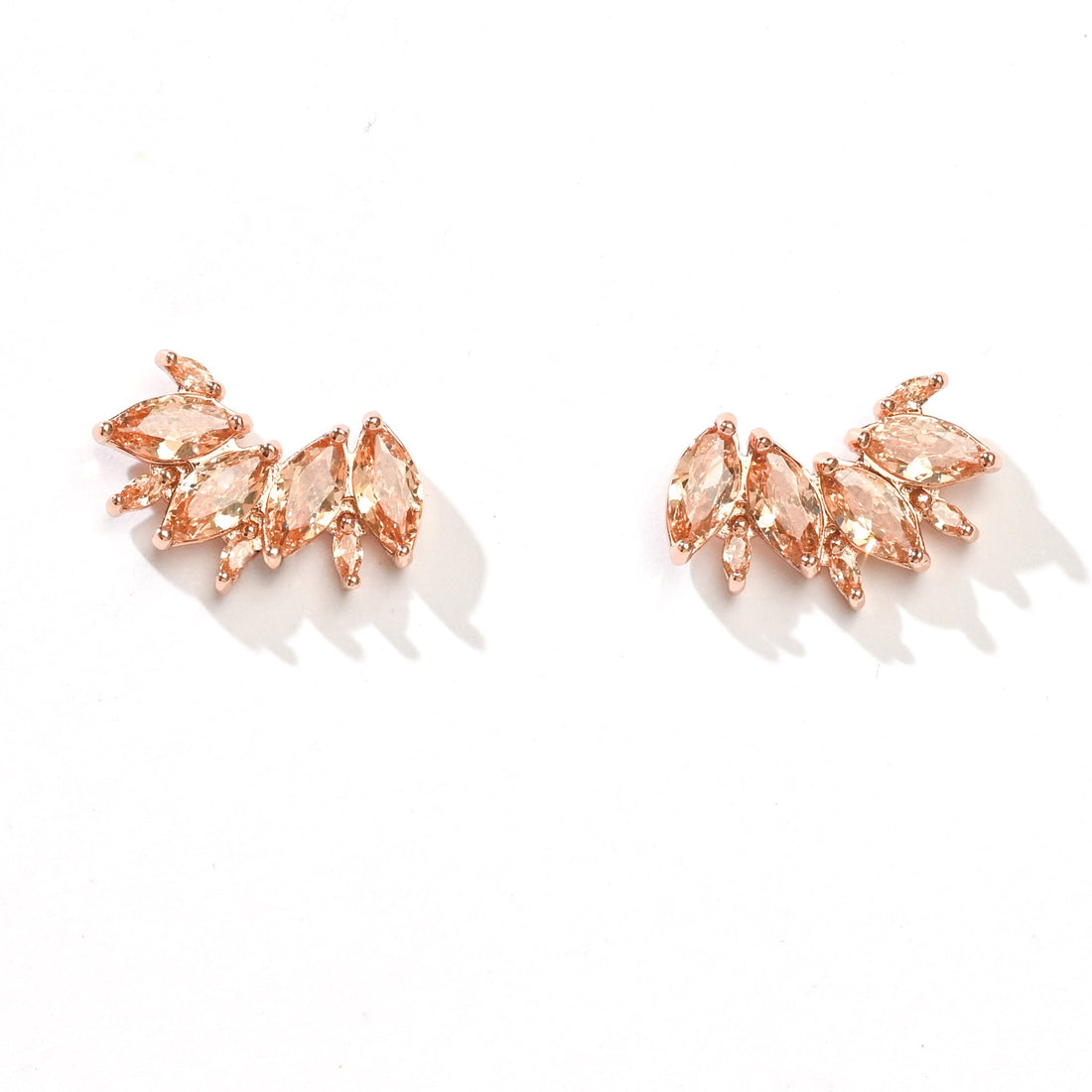 Eliana Studs | Nude Rose Gold