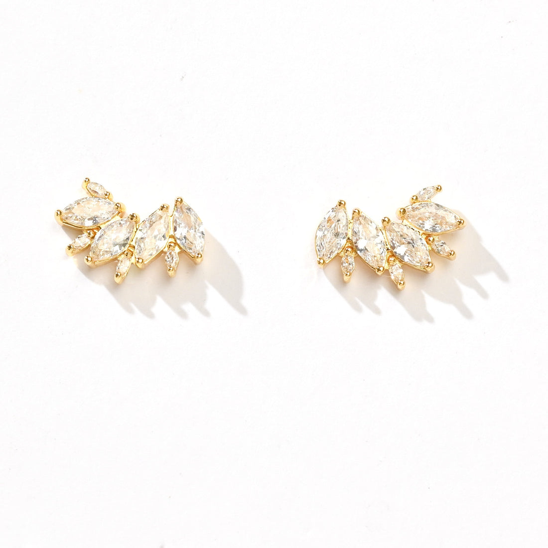 Eliana Studs | White Gold