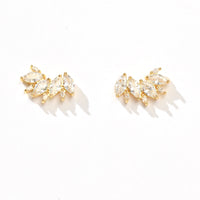 Eliana Studs | White Gold