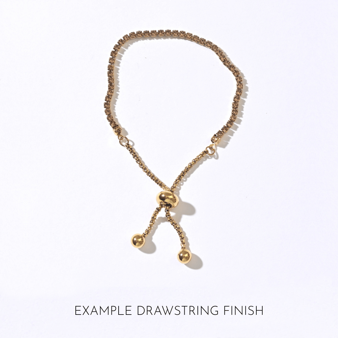 Laura Tennis Bracelet | White