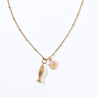 Pretty Koi Charm | Gold