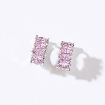 Jada Hoop | Blush Silver