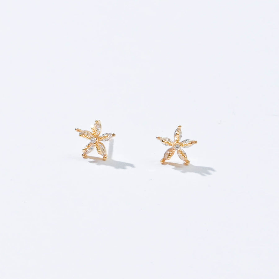 Astrid 3D Studs | Gold