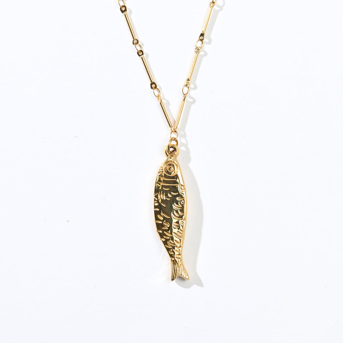 Mrs. Puff Sardine Pendant Necklace