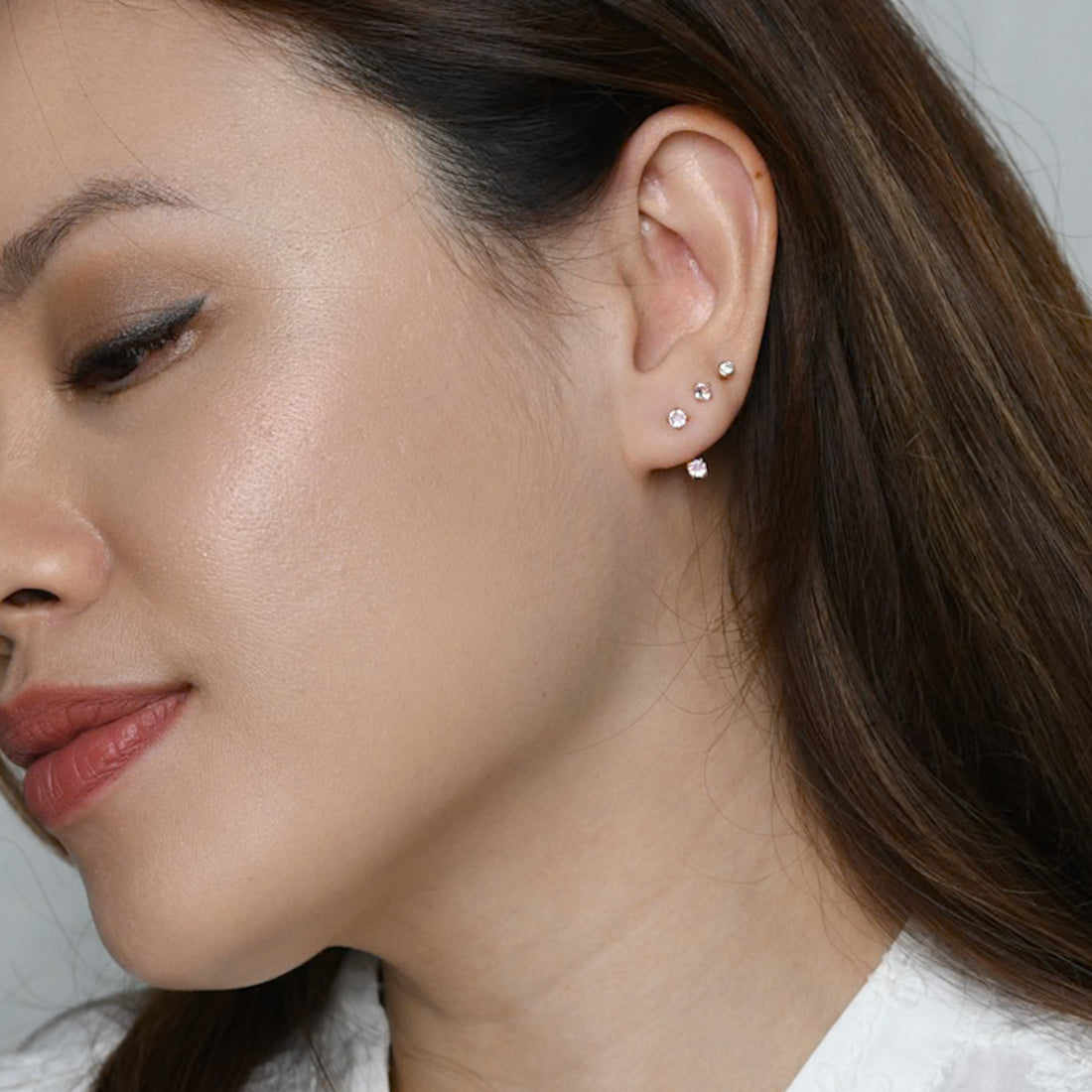 Juni Ear Jacket | Pink Gold