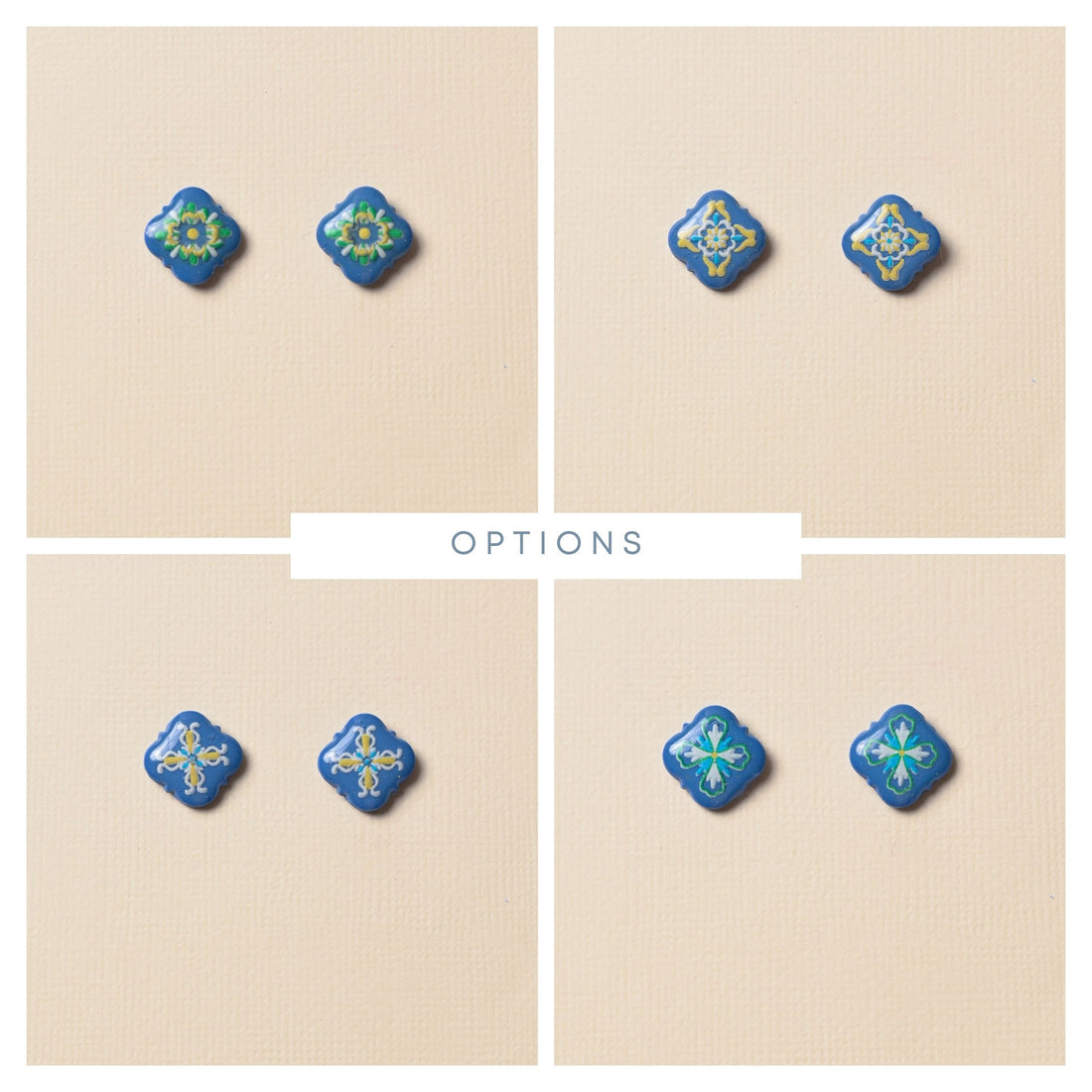 Nyonya Pulut Tile Studs (options)