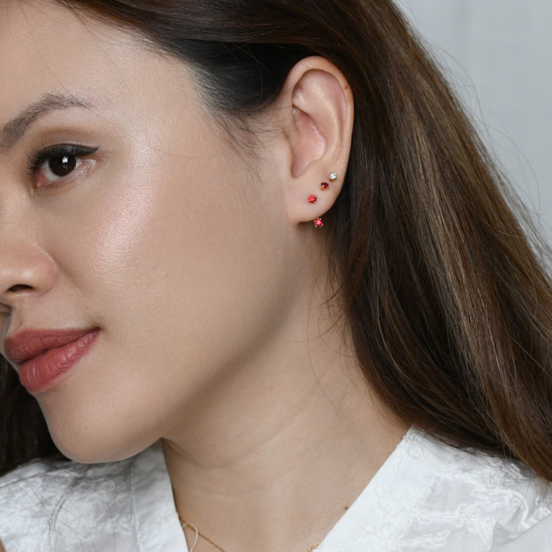 Juni Ear Jacket | Gold Mahagony