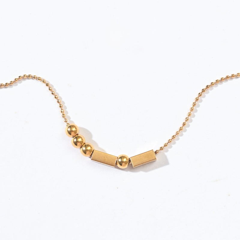 MS Bracelet Ball Chain | Gold