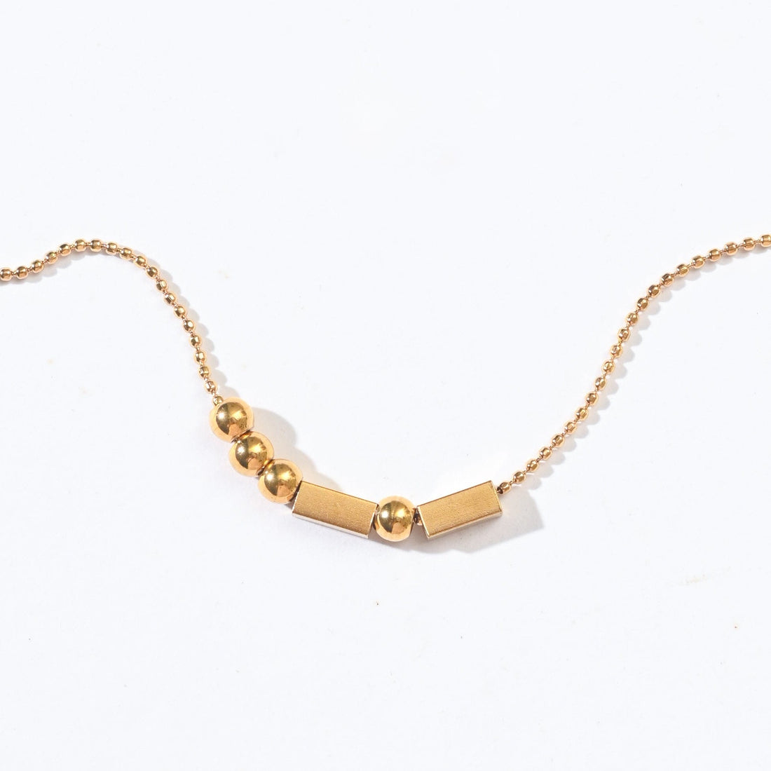 MS Bracelet Ball Chain | Gold
