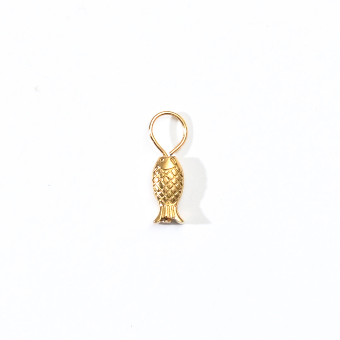 Baby Taiyaki Charm | Gold