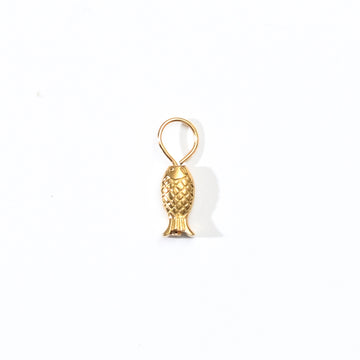 Baby Taiyaki Charm | Gold