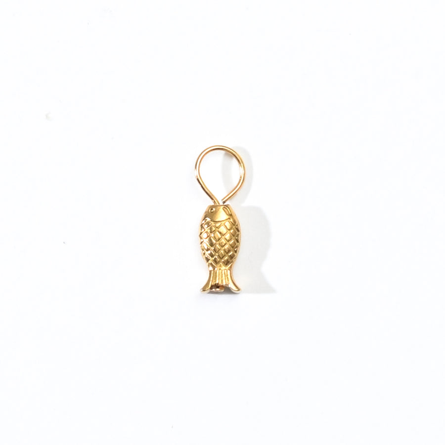 Baby Taiyaki Charm | Gold
