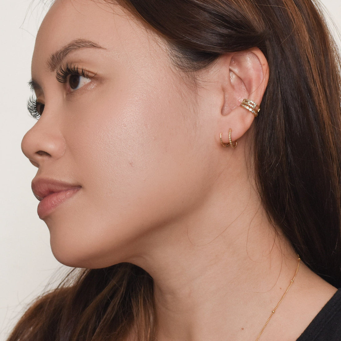 Lara Twist Earring | Gold