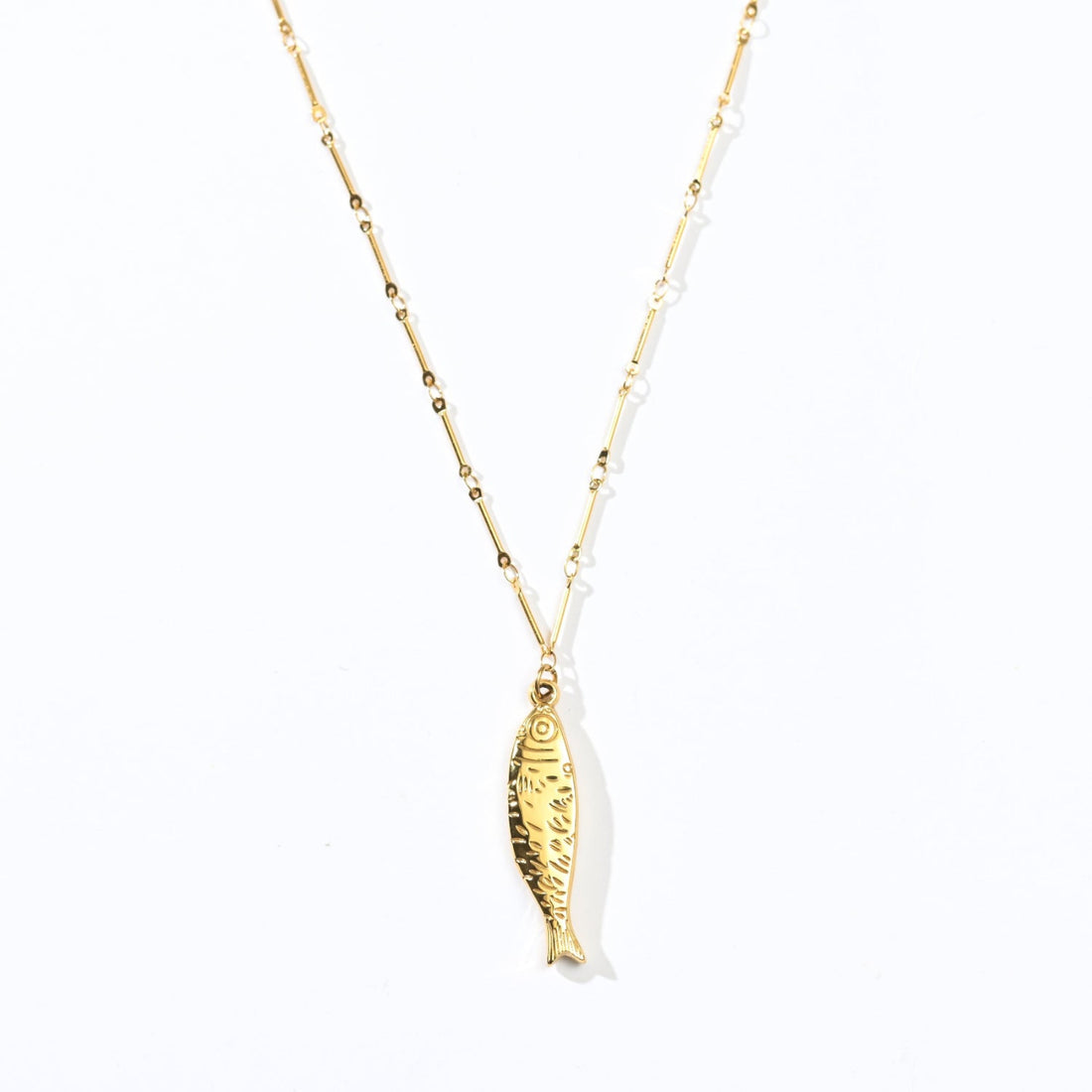 Mrs. Puff Sardine Pendant Necklace