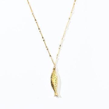 Mrs. Puff Sardine Pendant Necklace