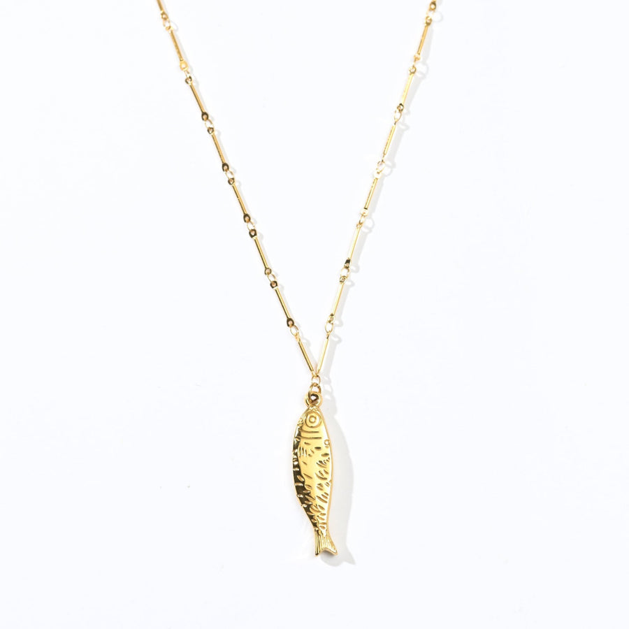 Mrs. Puff Sardine Pendant Necklace