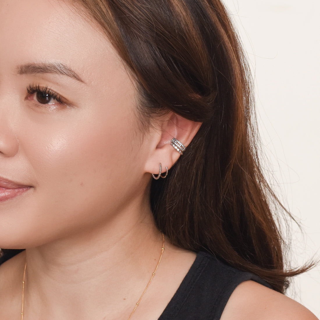 Lara Twist Earring | Silver