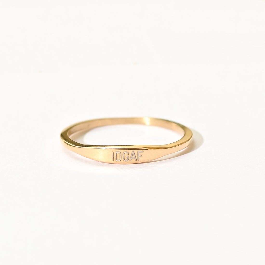 IDGAF Ring | Gold