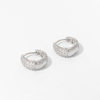 Hazel Hoops | Silver