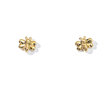 Momo Bee Studs | Gold