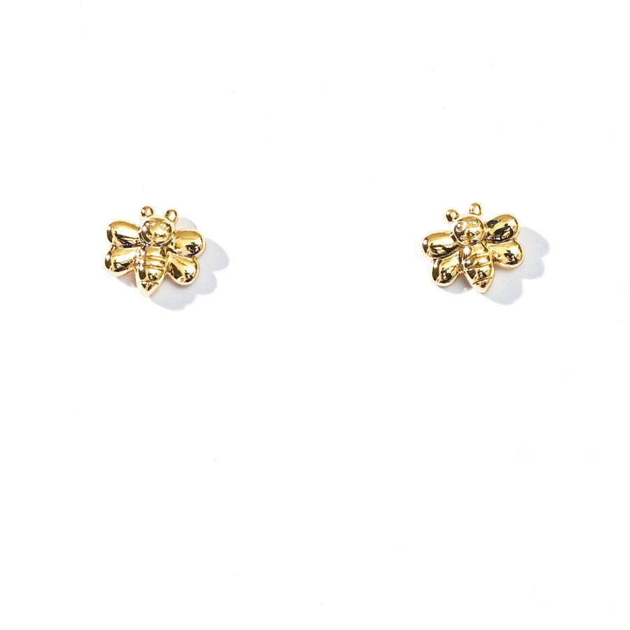 Momo Bee Studs | Gold