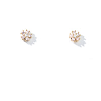Annalis Pink Flower Studs