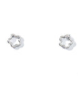 Olivia Flower Studs | Silver